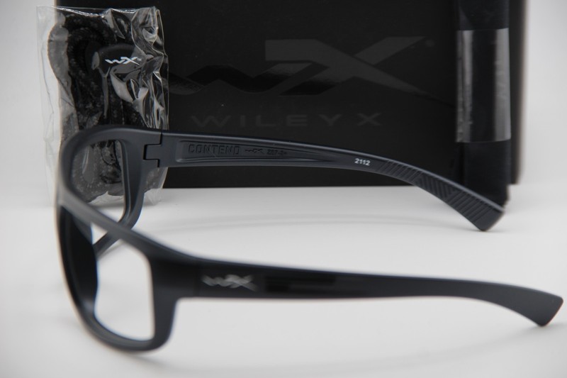 WILEY X CONTEND 2112 Z87-2 EN166 MATTE BLACK AUTHENTIC FRAMES EYEGLASSES 62-17 gallery
