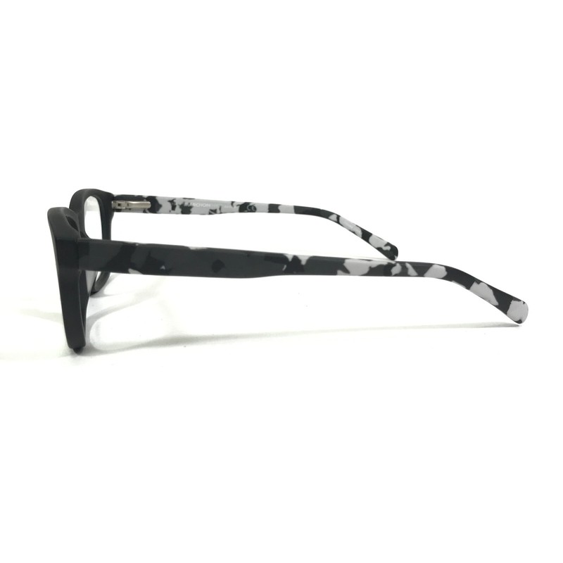 Marchon NYC Kids Eyeglasses Frames TREVOR 001 Black Grey Square 49-16-130 gallery