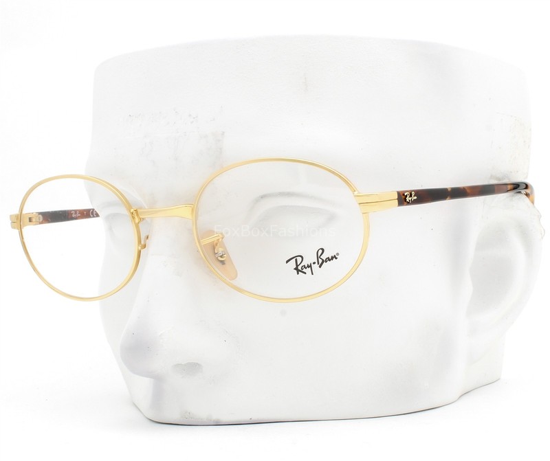 Ray-Ban Eyeglasses Glasses RB 6481V 2500 Shiny Arista Gold Havana 51mm with Case