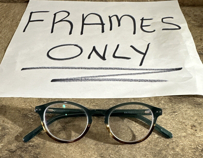 Zenni 4429524 Malachite/Brown Eyeglasses Frame Flex Hinge 48-19-145-39mm G25
