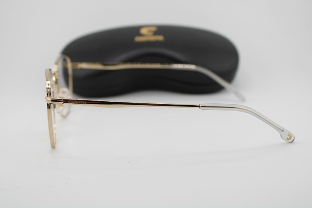 NEW CARRERA 354 KB7 GOLD GUNMETAL CLEAR AUTHENTIC EYEGLASSES 52-20 gallery