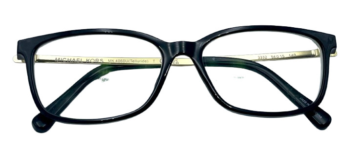Women Michael Kors MK4060U Black, Gold Rectangle Lens Replacement Recommended gallery