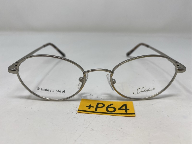 Jubilee JUB-BB4154 Antique Silver 47-18-135 Metal Full Rim Eyeglasses Frame +P64 gallery
