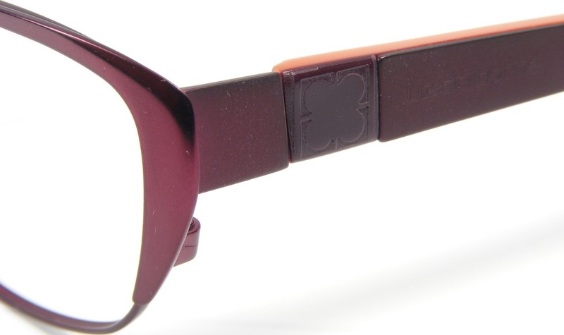LIZ CLAIBORNE L398 02A0 Satin Plum Metal Eyeglasses Frame 51-15-130 NO LENS NEW gallery