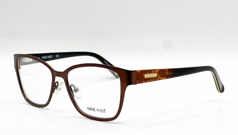 NEW NINE WEST NW1059 210 BROWN AUTHENTIC EYEGLASSES 52-16