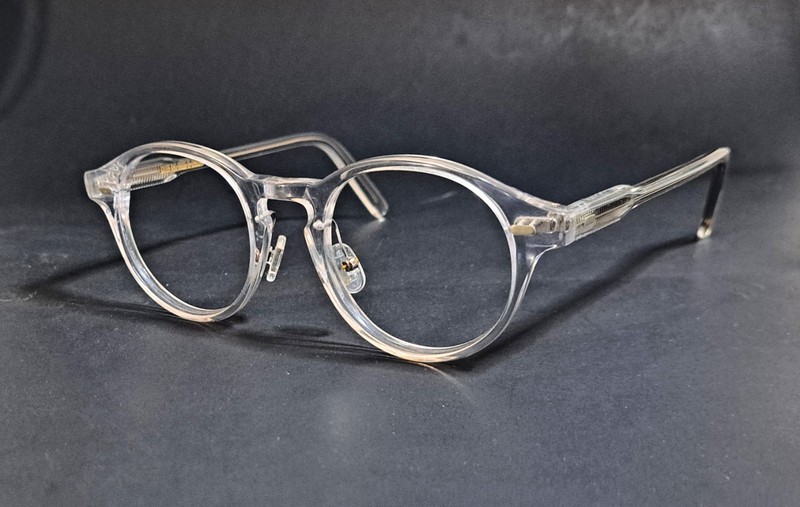 Cutler and Gross M:1234 C:X Eyeglasses Round Crystal Clear Unisex