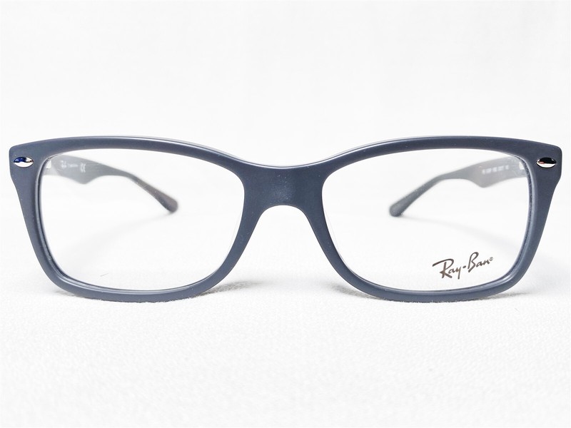 NEW Ray Ban RB5228F 5582 Womens Matte Grey Rectangle Eyeglasses Frames 53/17