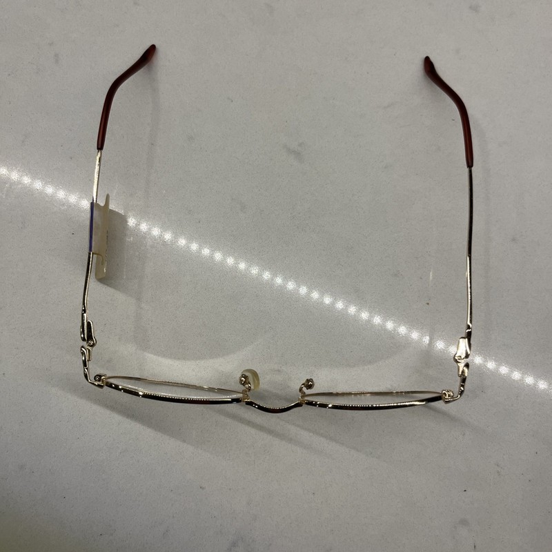 New Eyeglass Frame HC-287 50-18-138- Gold Metal Frame And Arms. T-1 gallery