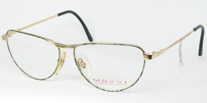 Vintage MOXXI by VISIBILIA 9016 736 GOLD /MULTICOLOR EYEGLASSES 57-12-135mm
