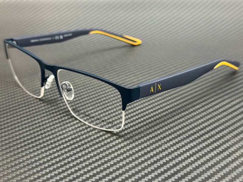 ARMANI EXCHANGE AX1068 6099 Matte Blue Men’s 56 mm Eyeglasses
