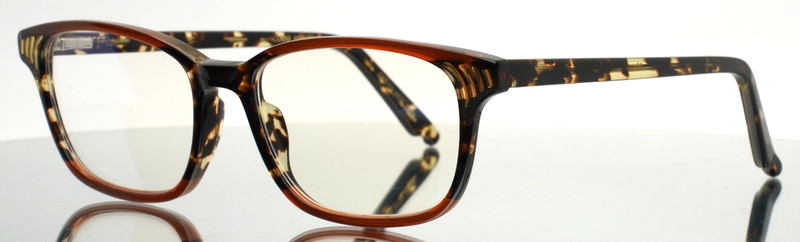 COCO AND BREEZY Humble 101 Burnt Orange Tortoise Women Eyeglasses 52-18-145 B