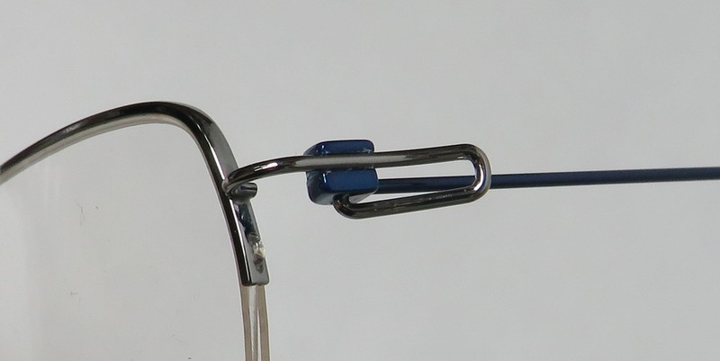 NEW ARISTAR 17261 EYEWEAR 583 WOMENS DESIGNER HALF-RIM 50-18-140 SILVER METAL & gallery