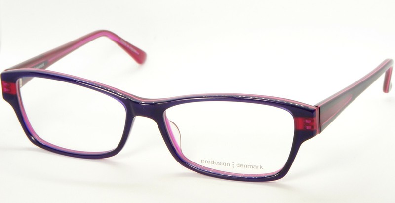 NEW PRODESIGN DENMARK 1749 3432 SHINY PURPLE-BLUE EYEGLASSES FRAME 55-15-140mm
