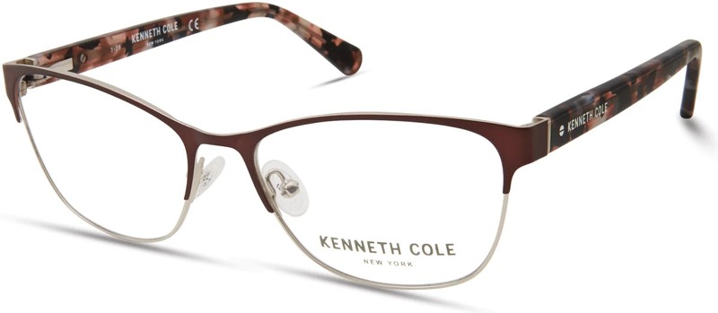 Kenneth Cole New York KC0311 045 Brown Metal Optical Eyeglasses Frame 52-15-140