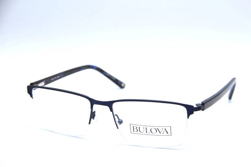 BULOVA DANZIG NAVY New Optical Eyeglass Frame For Men 54 17 140