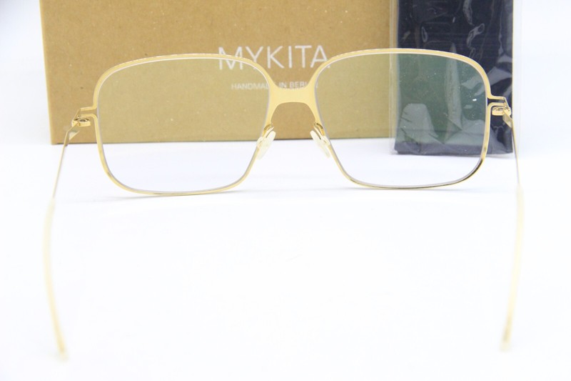 NEW MYKITA LITE NELLI COL. 013 GOLD AUTHENTIC EYEGLASSES W/CASE 57-15 gallery