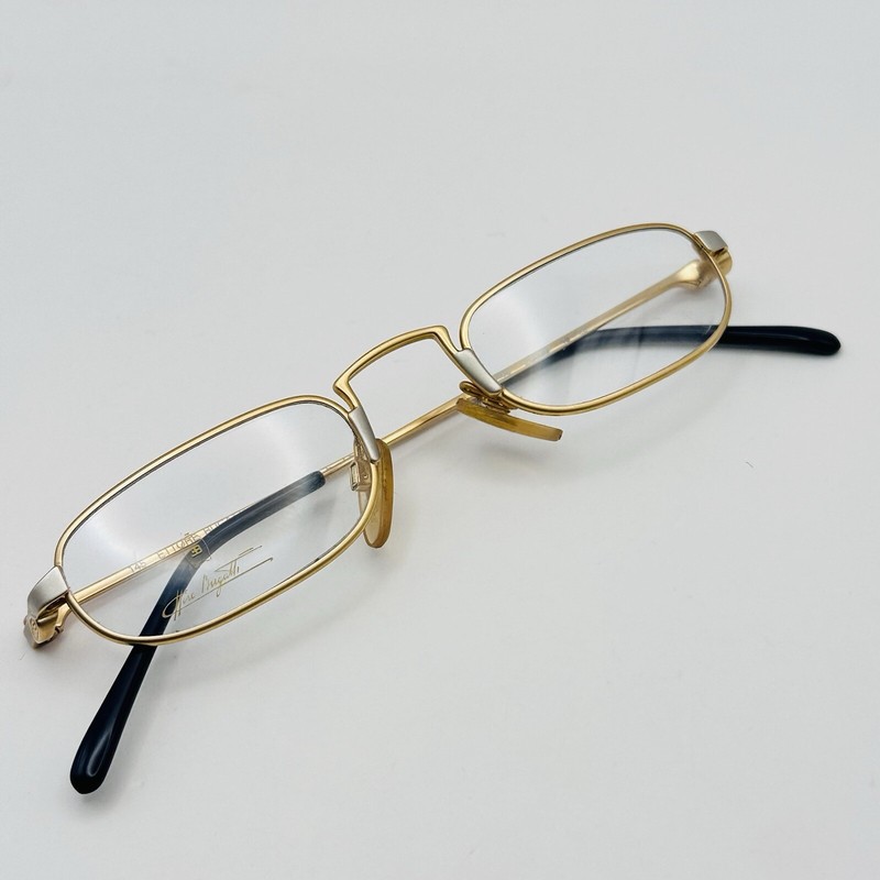 Bugatti eyeglasses Men Ladies Oval Gold Silver Mod. EB 606 Reading Ettore New gallery