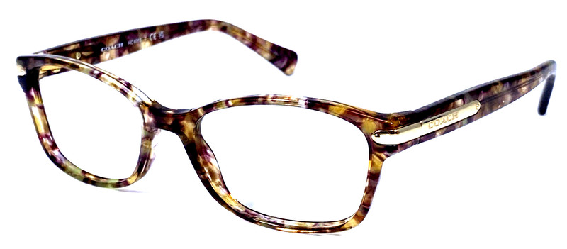 COACH NEW YORK HC6065 5287 Multi Color Tortoise 51-17-135 Eyeglasses Frame