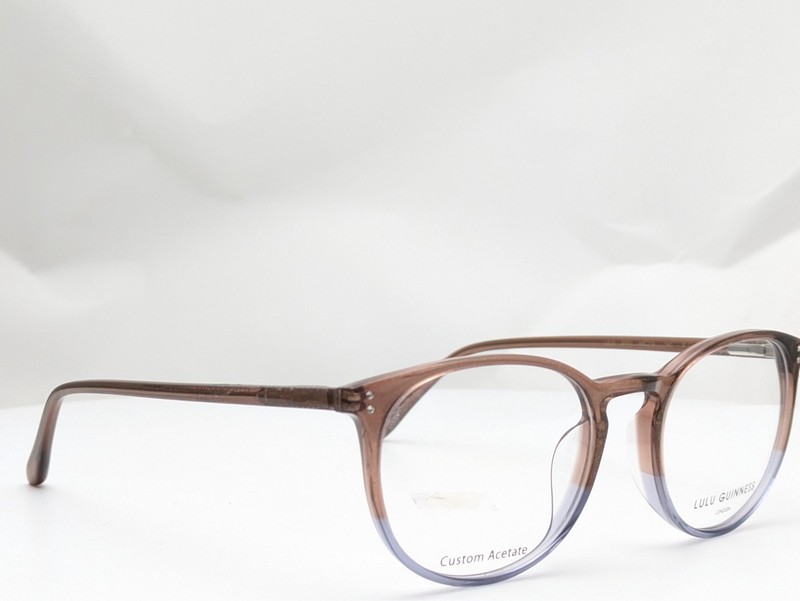 Lulu Guinness L935 BRN Brown Blue Women’s Eyeglasses Frames 49-19-140