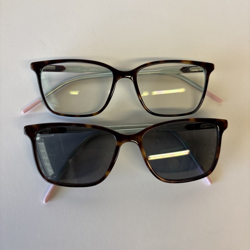 Free Country FW 012 Eyeglasses Lot Frames Powdery Blue Tortoise 51-15-140 (X2)