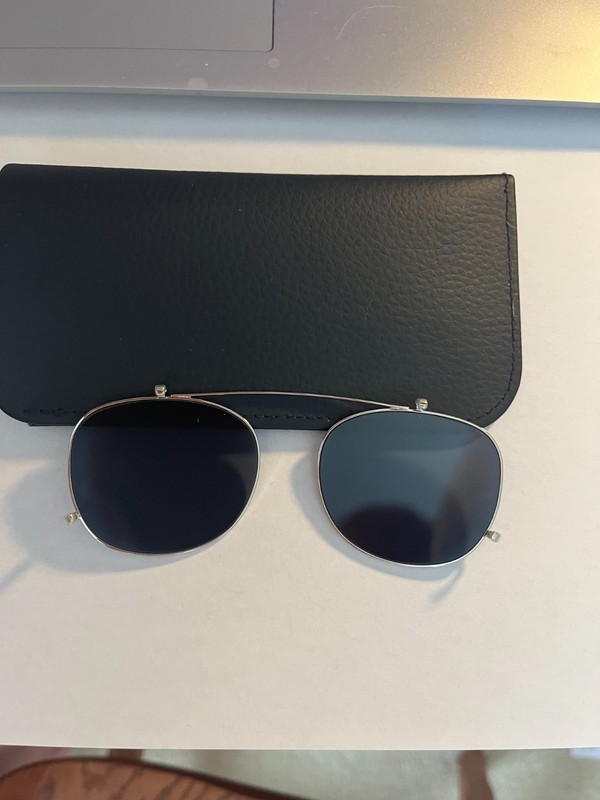 Warby Parker M Durand Clip Ons (Blue) gallery