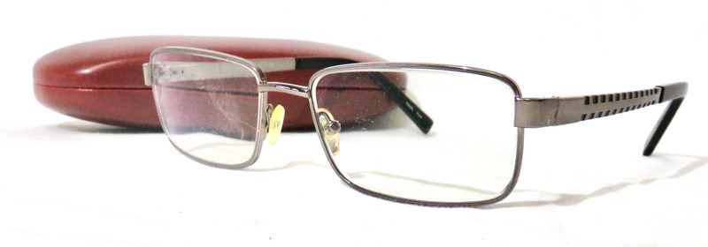 Haggar Eyewear by Idealoptics, H244 Eyeglass 55-17-145 Gunmetal frame