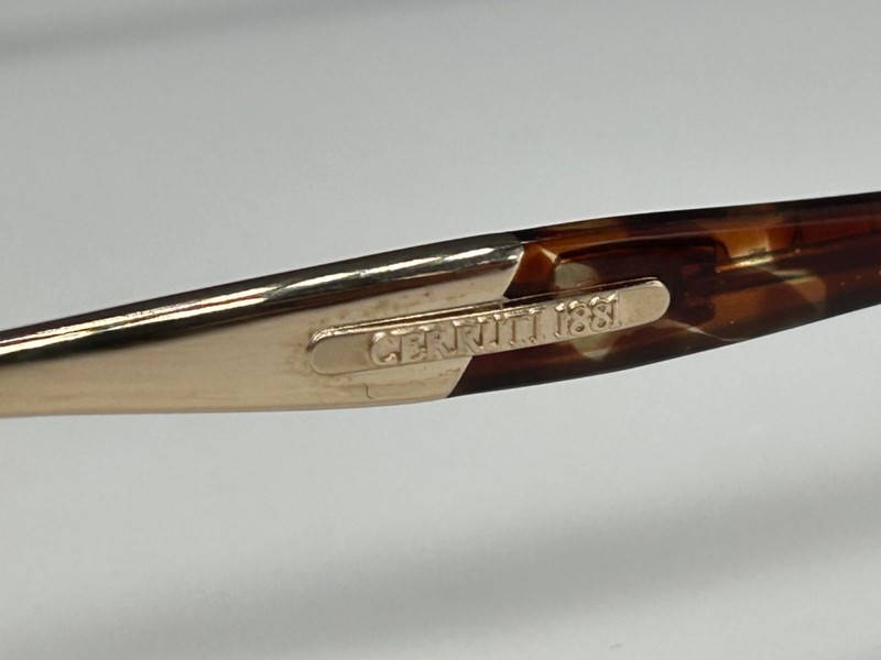 Cerutti 1881 Eyeglasses Frames Men Woman Round Gold Small Lens 1431 Vintage gallery