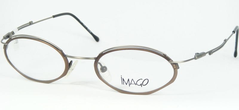 Vintage iMAGO TILIA 2 BROWN/ GREY EYEGLASSES GLASSES FRAME 48-20-133mm Germany