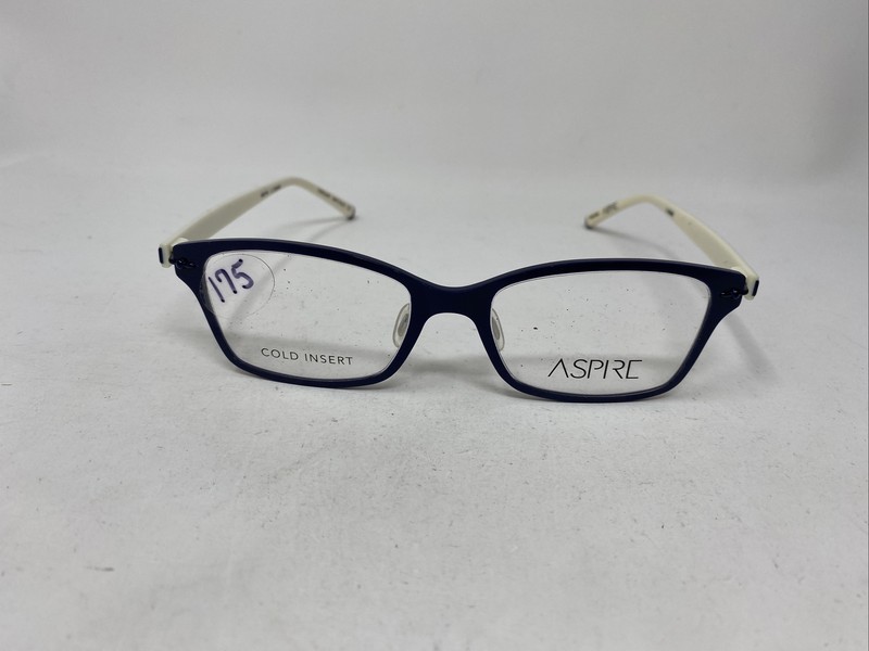 ASPRIE POPULAR NAVY BLUE CREAM 48/16–135 EYEGLASSES FRAME :Q45