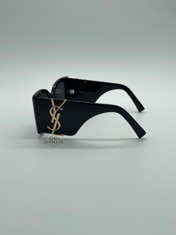 NEW Saint Laurent SL M119 BLAZE 001 Black Sunglasses NIB - FREE SHIPPING! gallery