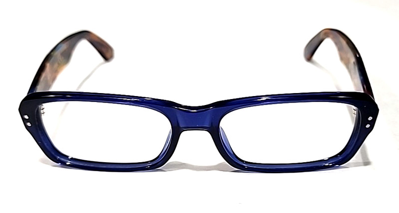 Ray Ban RB5223 5006 Blue Brown Marble Rectangle Eyeglasses 54-17 145 gallery