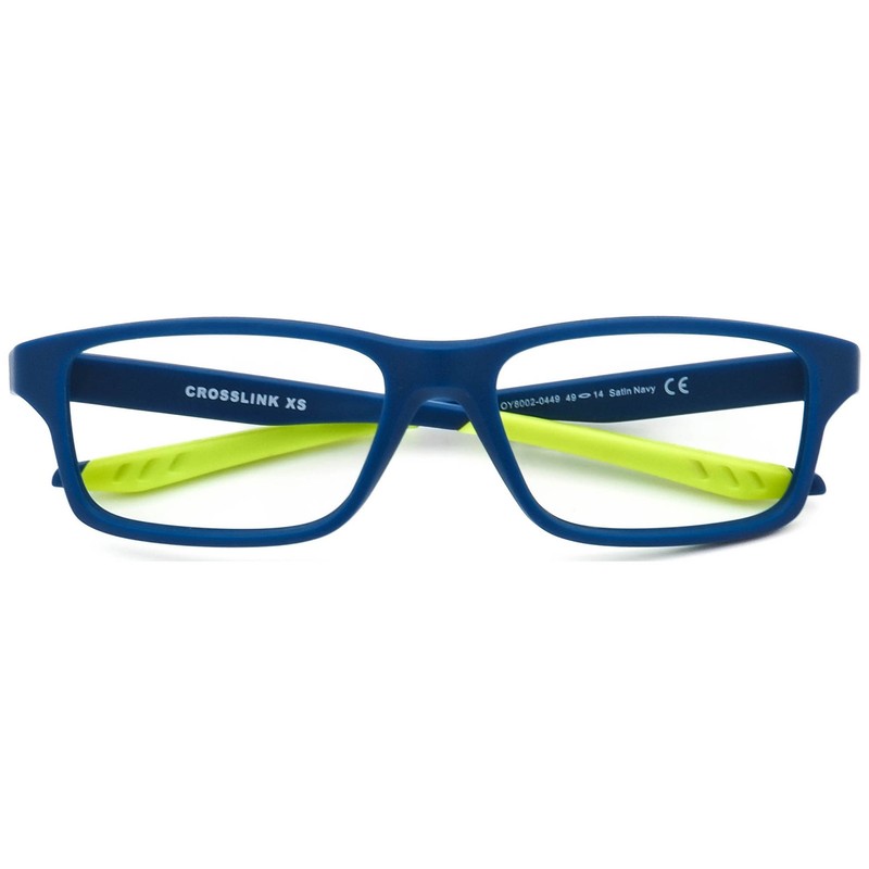 Oakley Kids' Eyeglasses OY8002-0449 Crosslink XS Small Navy Square 49[]14 122 gallery