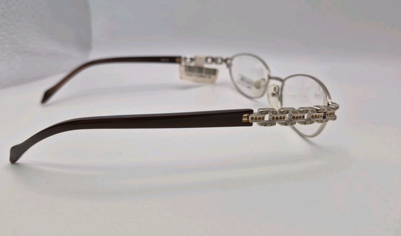 Wittnauer Eyeglasses Frames Halle, 52-17-135 Metal Silver/Honey gallery