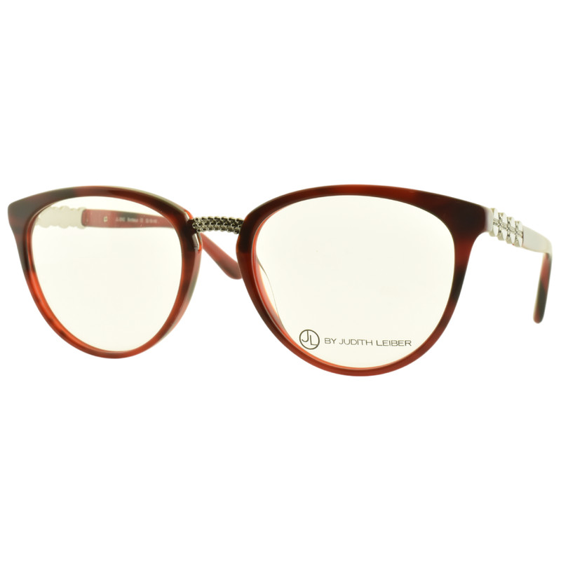 JUDITH LEIBER JL-3042 BORDEAUX 52-18-140 Red Cat Eye Full Rim Optical FRAME ONLY