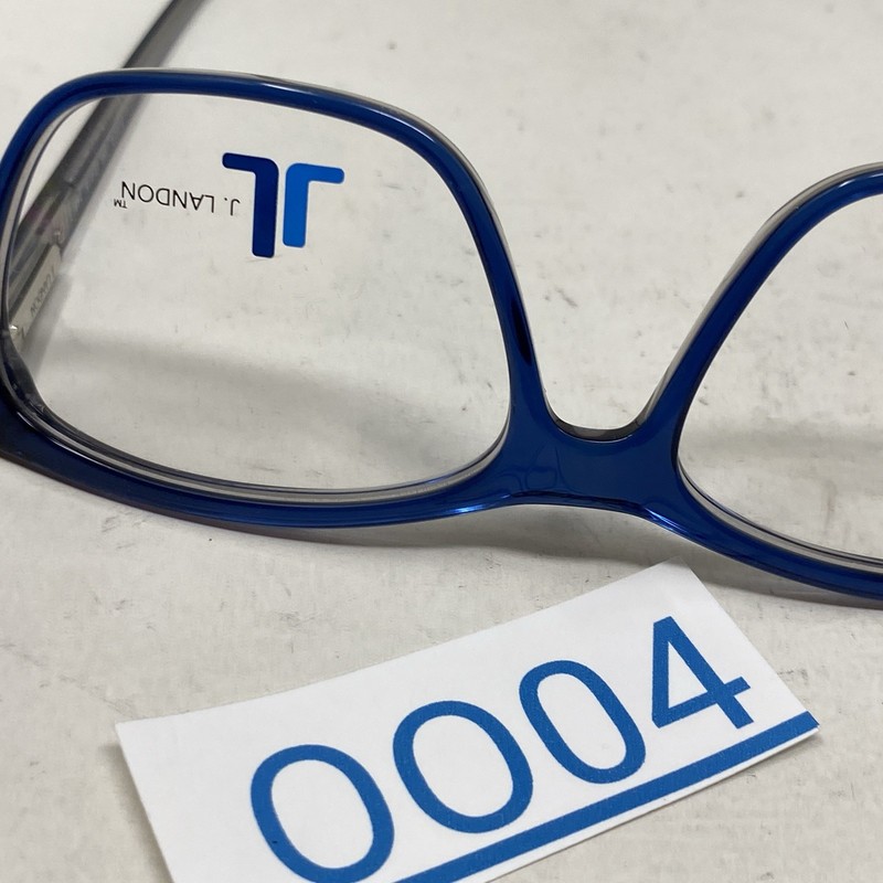 J LANDON EYEWEAR JL5013 090 53-15-145 BLUE CLEAR FLEX HINGE EYEGLASSES OO04 gallery