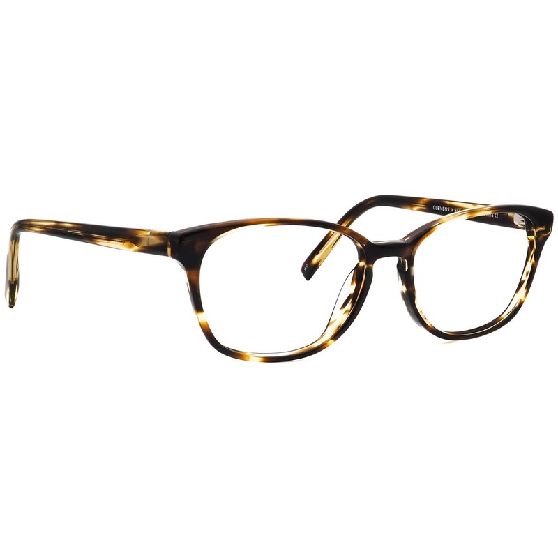 Warby Parker Eyeglasses Clemens M 256 Striped Sassafras Square Frame 54[]16 142