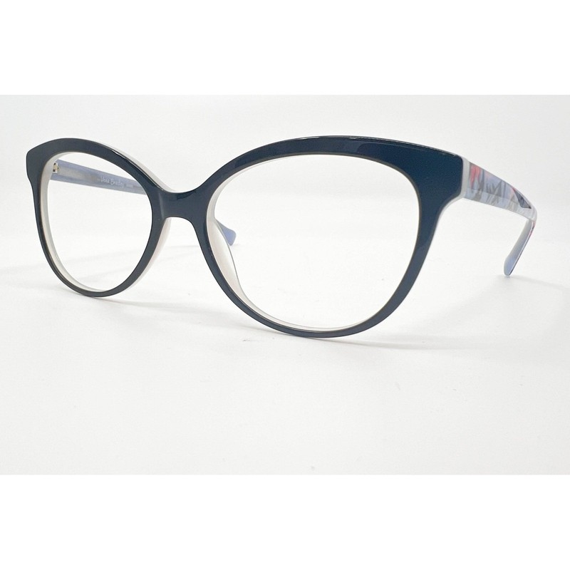 Vera Bradley Eyeglasses Womens Blue Floral Mural Garden Tora 56-17-135