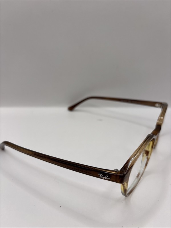 Ray-ban Rb5417 8253 Brown Oval Eyeglasses Frames 52-19-145 gallery
