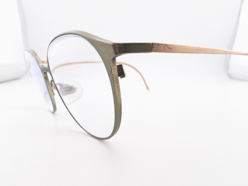 Gotti Switzerland Eyeglasses, Frames Only, Pale Avocado Green, ..-..-137, Japan gallery
