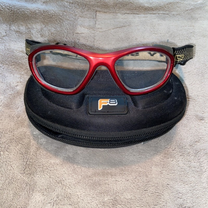 (R92) Liberty Sport Eyeglasses Frame MX20 Rec Specs MAXX ASTM F803 Red 51 17