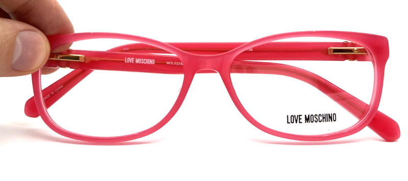 NEW MOSCHINO MOL522SAM 0C9A RED PINK AUTHENTIC EYEGLASSES 55-16-145 gallery