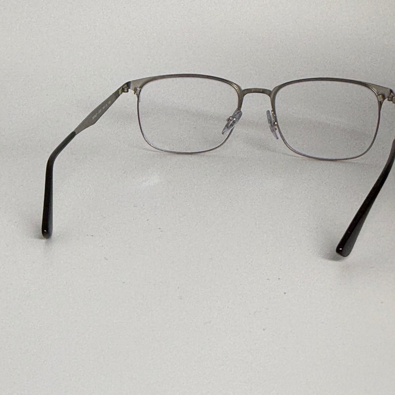 Ray-Ban RB 6421 2997 Black Silver Square Eyeglasses Frames 54-18-145 Mens Womens gallery