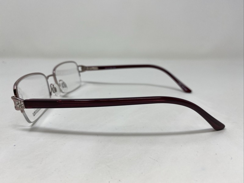 Bellissima B 1032BL 3113 51-17-135 Rose Metal Half Rim Eyeglasses Frame IJ58 gallery