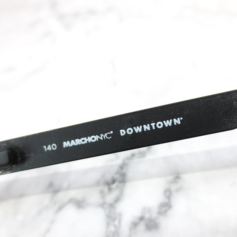 Marchon NYC Downtown Society 001 Eyeglasses Black Full Rim Frames 55-16-140 gallery