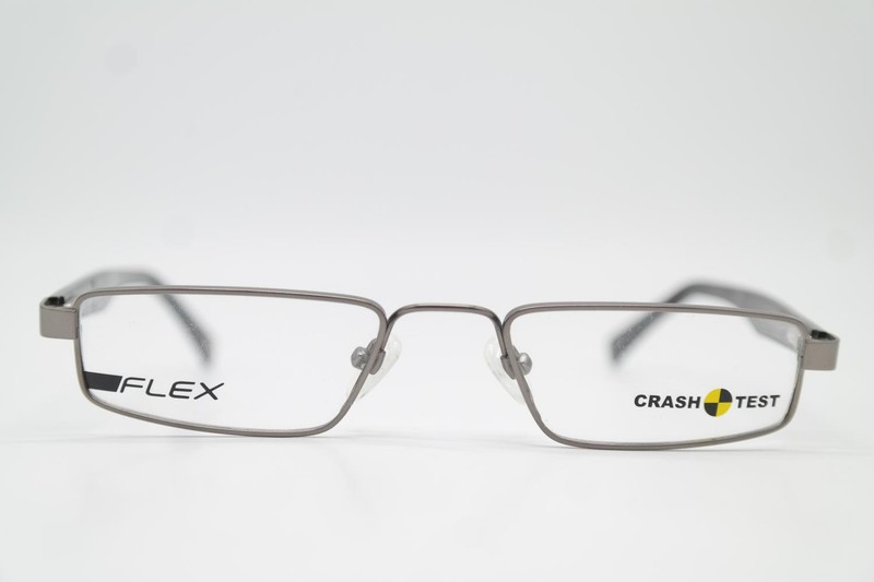 Glasses CRASH TEST by von Bogen 3074 Silver Multicoloured Angular Frames New