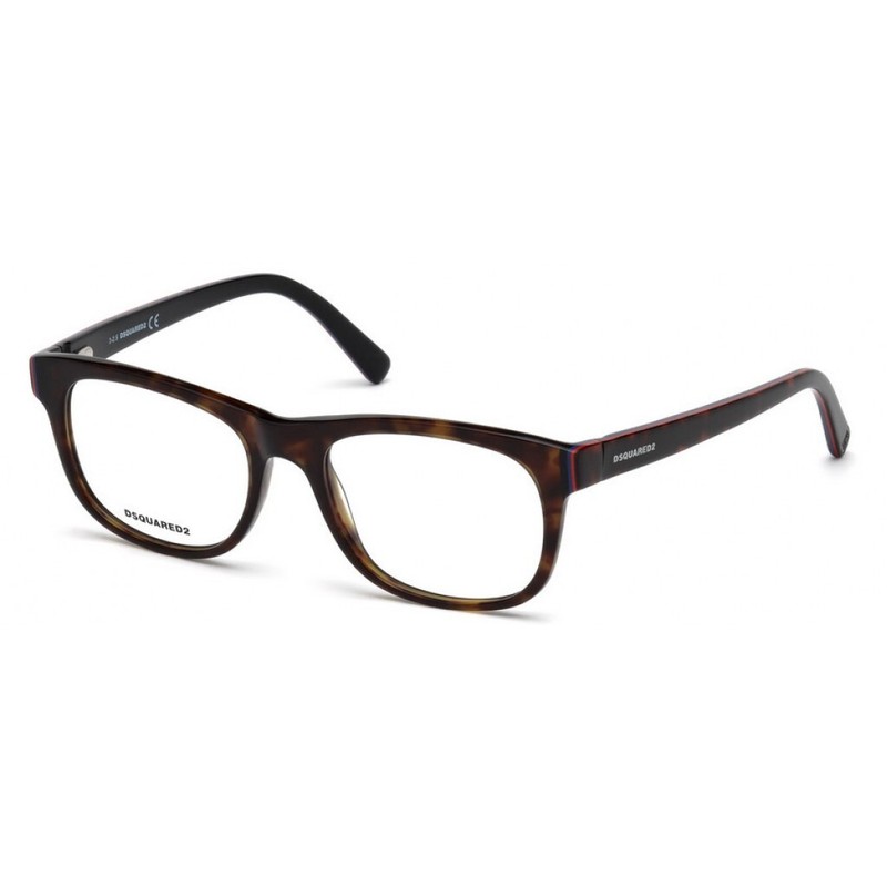 DSQUARED2 DQ5217 052 Tortoise Plastic Optical Eyeglasses Frame 52-18-140 DQ RX