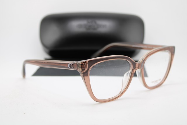 NEW COACH HC 6226U 5779 TRANSPARENT BROWN GREY AUTHENTIC EYEGLASSES 54-16 gallery