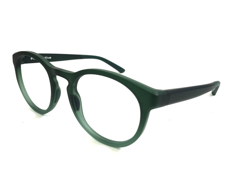 Eco Active Eyeglasses Frames BRUCE GRNGT Green Gradient Round Full Rim 52-22-143 gallery