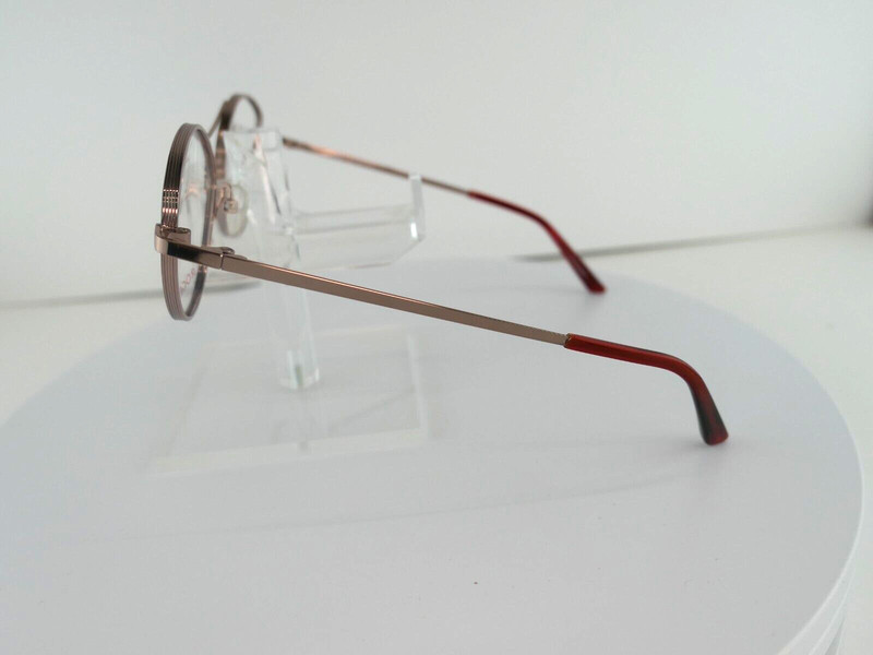 ROGER MIEL Col.3 (ROSE GOLD / LIGHT GREY) 52-15 Eyeglass Frames gallery