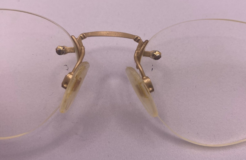 NEOSTYLE FRAMES ONLY RIMLESS EYEGLASSES ACADEMIC 38A 264 BROWN / GOLD 50-20-140 gallery